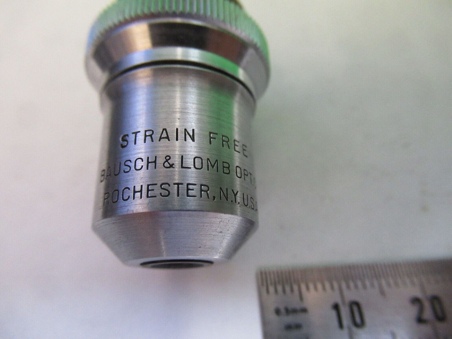 BAUSCH OBJECTIVE 10X STRAIN FREE POL POLARIZATION MICROSCOPE PART  &G7-A-23