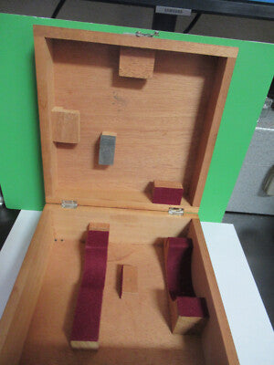 EMPTY WOOD BOX LEITZ WETZLAR GERMANY MICROSCOPE PART AS PICTURED R9-A-62