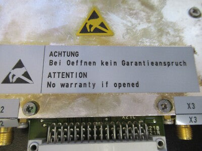 BOARD for ROHDE & SCHWARZ EMI RECEIVER RF PRE-AMPLIFIER 1005.4600.02 &4B-A-75
