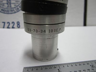 Microscope Part Eyepiece Bausch & Lomb Stereo 53-70-34 Optics