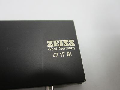 Microscope Part Carl Zeiss AG Germany Foto 35 Slide 471781 Nice Optics