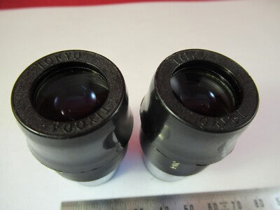 Pair Tiyoda Tokyo Eyepiece Ocular Microscope Part Optics
