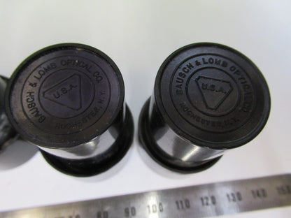 BAUSCH LOMB LOT PLASTIC OBJECTIVE CANS MICROSCOPE PART AS PICTURED W5-B-66
