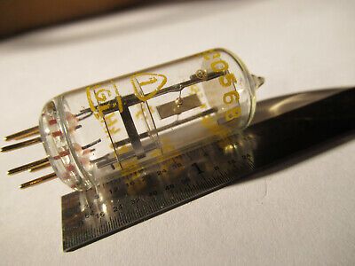 ANTIQUE QUARTZ RADIO CRYSTAL NARVA GLASS HOLDER FREQUENCY CONTROL #F4-A-79