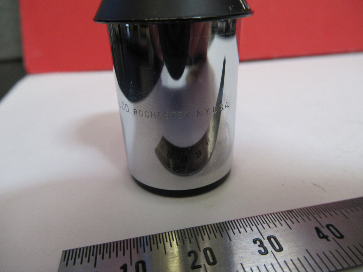 ANTIQUE BAUSCH LOMB 10X OCULAR EYEPIECE MICROSCOPE PART AS PICTURED Q2-129