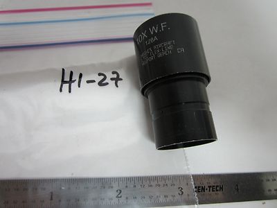EYEPIECE 10X WF AO 128A AMERICAN OPTICS MICROSCOPE OPTICS BIN#H1-27