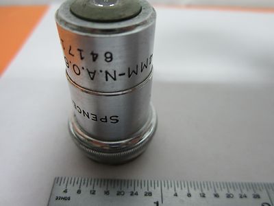 MICROSCOPE OBJECTIVE SPENCER 44X VINTAGE OPTICS BIN#K9-53