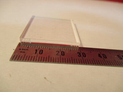 OPTICAL BK7 GLASS PLATE SQUARE PRO OPTICS AS PICTURED #FT-1-R