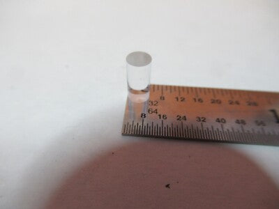 OPTICAL MINI BK7 GLASS CYLINDER UNPOLISHED ENDS OPTICS AS PICTURED &5K-A-43