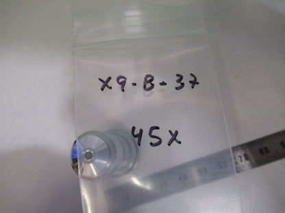 ROLYN GERMANY 45X OBJECTIVE MICROSCOPE PART AS PICTURED X9-B-37