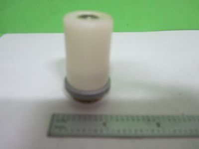 FOR PARTS MICROSCOPE PART OBJECTIVE  [cracked lens] + IRIS OPTICS AS IS S9-35