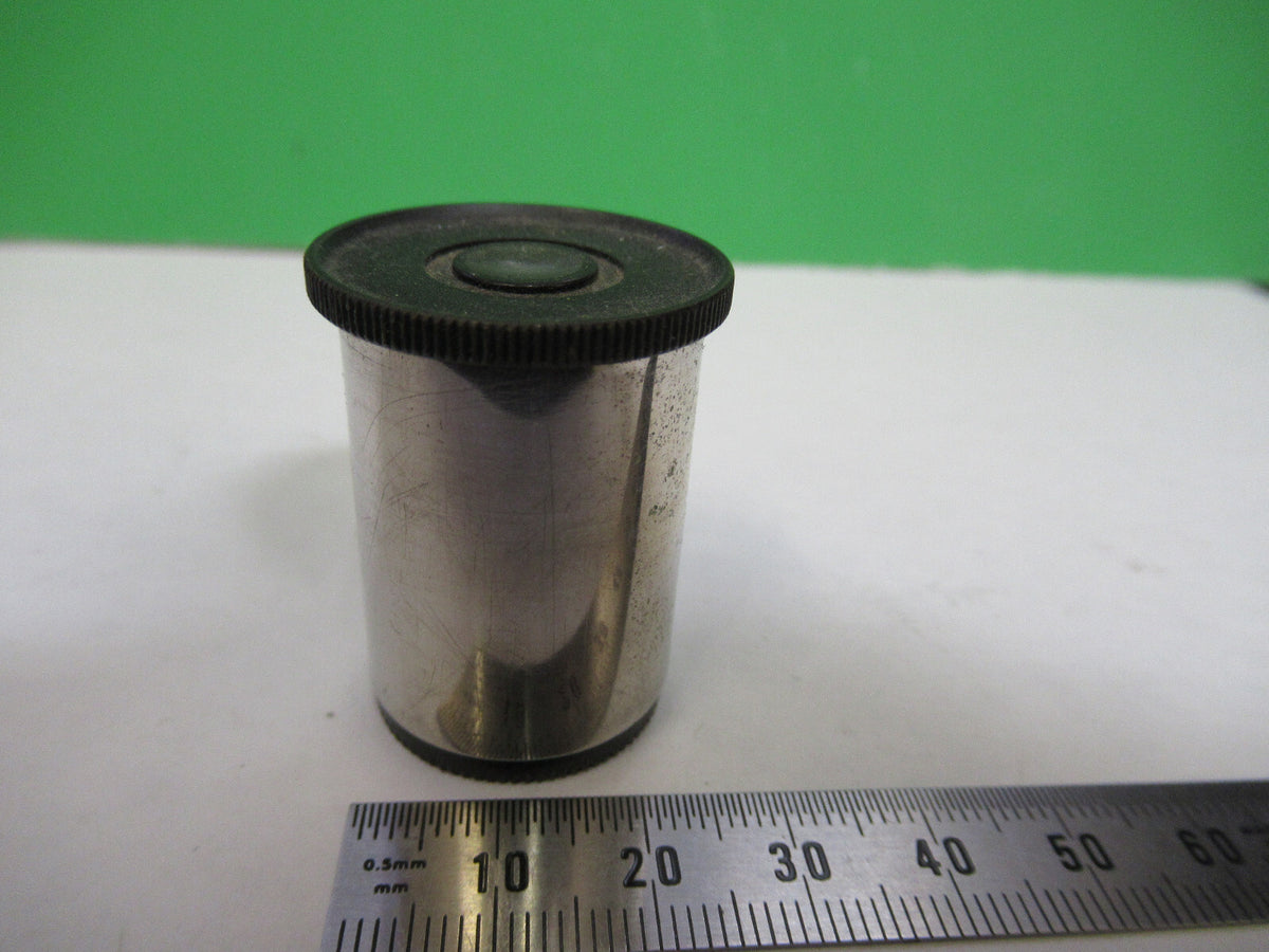 Antique Unbranded Eyepiece Ocular "4" Microscope Part