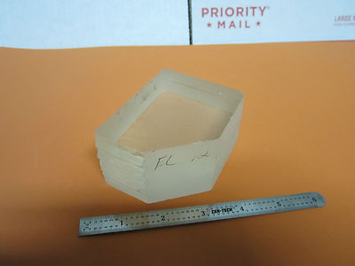 Experimental Optical Glass Block Laser Optics