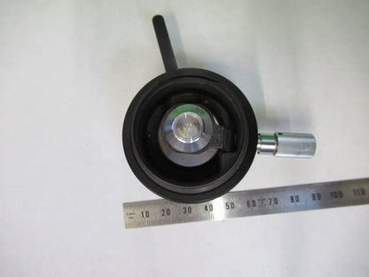 CARL ZEISS GERMANY CONDENSER + IRIS MICROSCOPE PART AS PICTURED X9-B-24