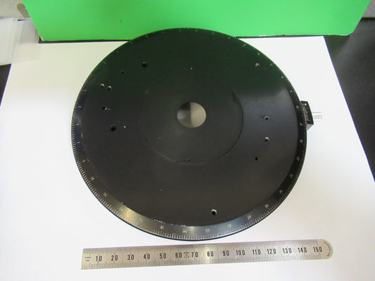 Carl Zeiss AG Pol Rotable Large Stage Table Polarization Microscope Part AS Pic