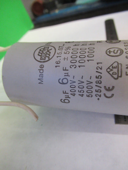 High End Capacitor Italy 6mf 400V 500V Electric Component