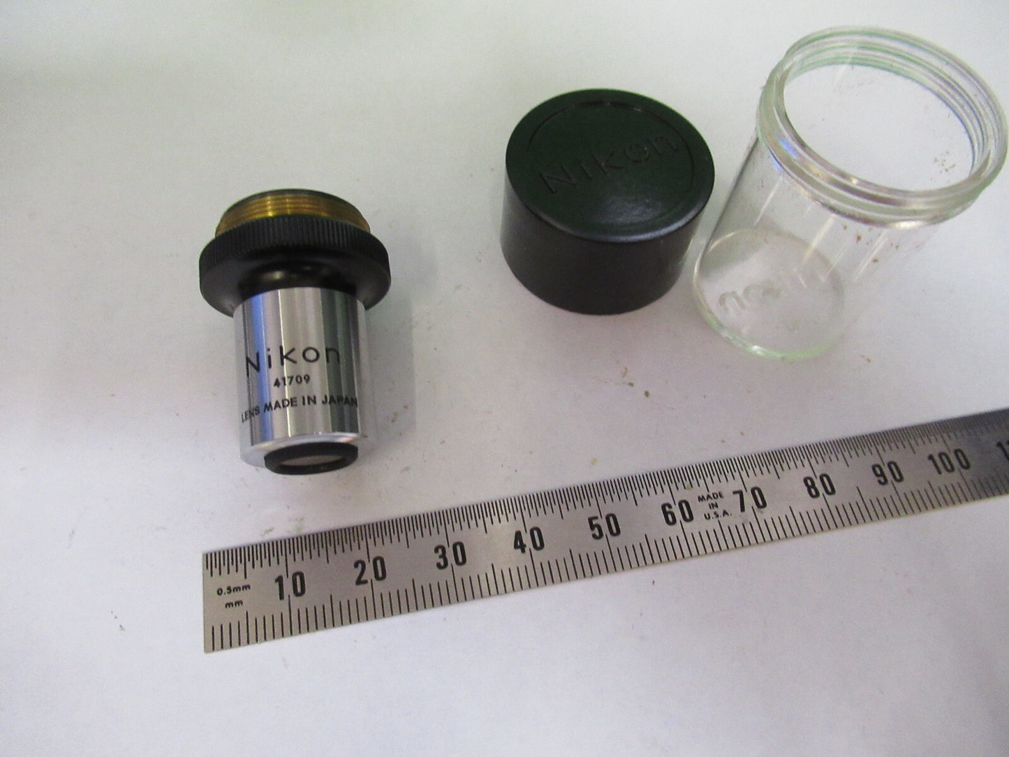 NIKON JAPAN OBJECTIVE 20X LENS OPTICS MICROSCOPE PART AS PICTURED &G2-A-104