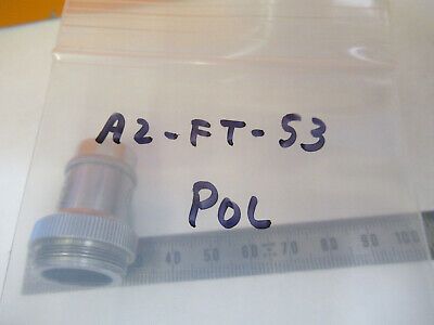 LEITZ WETZLAR GERMANY OBJECTIVE POL 10X MICROSCOPE PART AS PICTURED &A2-FT-53