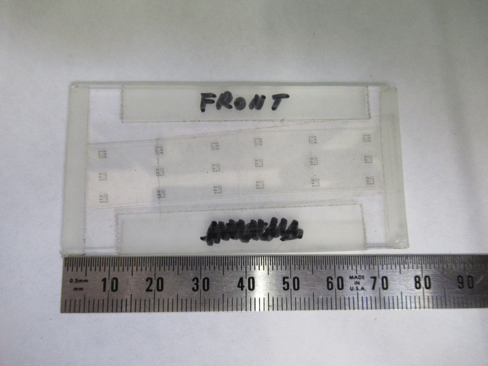 OPTICAL USAF PATTERNS RESOLUTION OPTICS AS PICTURED U8-A-75 – SILO Surplus