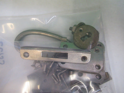 ANTIQUE CARL ZEISS GERMANY LOCK + HINGES MICROSCOPE PART AS PICTURED B7-B-06