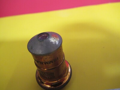 ANTIKES SPENCER BUFFALO MESSING OBJEKTIV 10X MIKROSKOP TEIL WIE PIC &amp; FT-6-156