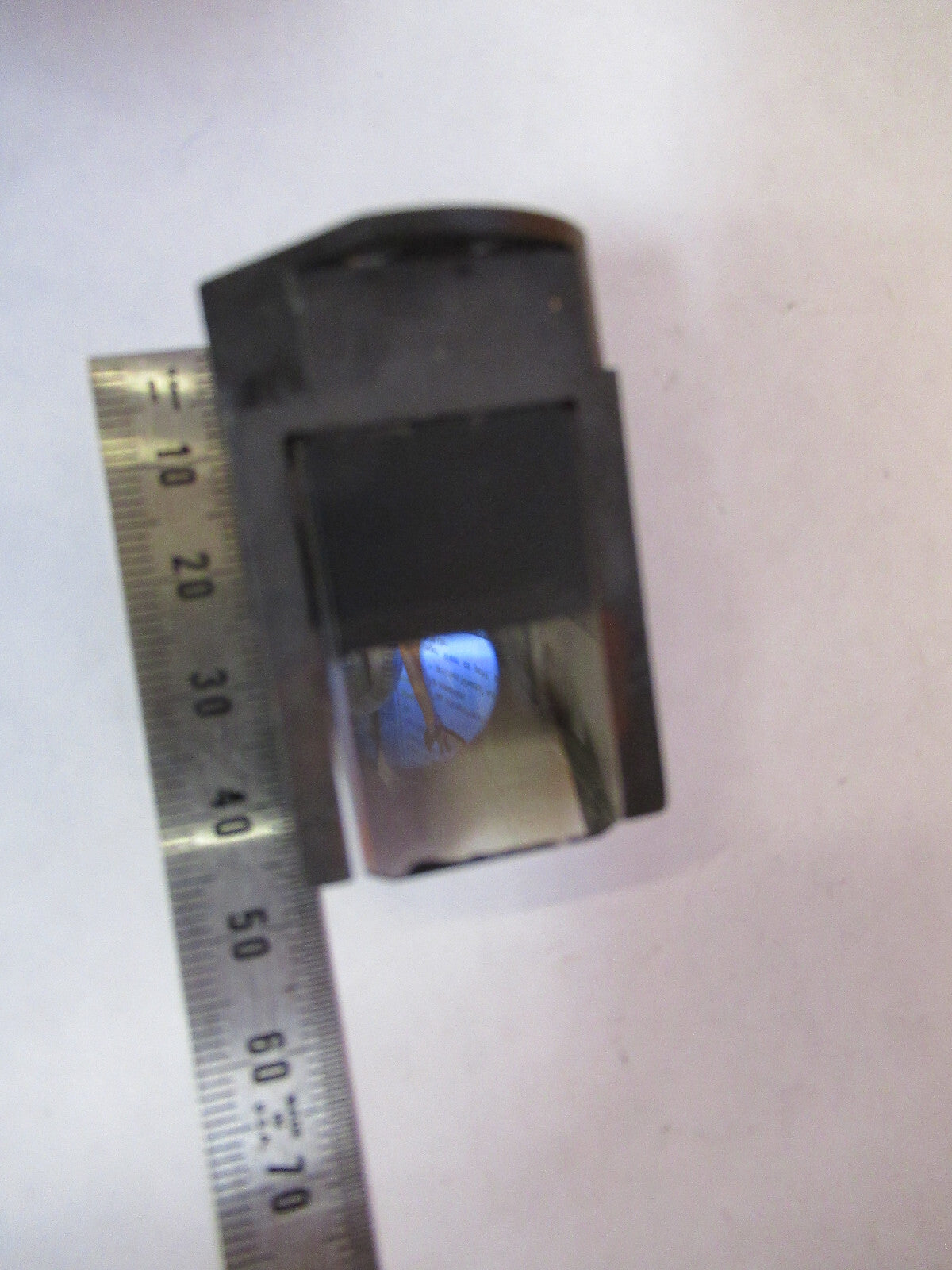 ANTIQUE BAUSCH LOMB PRISM HEAD OPTICS MICROSCOPE PART AS PICTURED 72-C-18