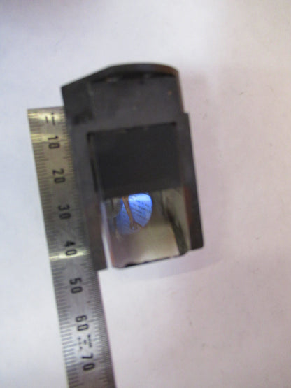 ANTIQUE BAUSCH LOMB PRISM HEAD OPTICS MICROSCOPE PART AS PICTURED 72-C-18