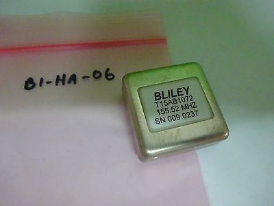 OSCILLATOR QUARTZ FREQUENCY CONTROL BLILEY 155.52 MHz STANDARD NICE BIN#B1-HA-06