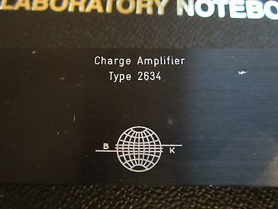 BRUEL KJAER 2634 DIFFERENTIAL AMPLIFIER ACCELEROMETER NICE #T4-SH-04