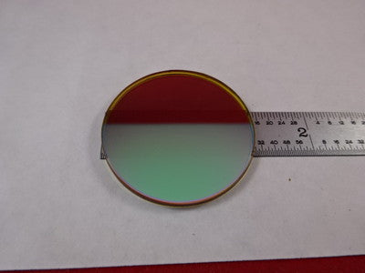 COATED FLAT FILTER NEUTRAL DENSITY LENS MIL SPEC OPTICS AS PICTURED &J8-B-03