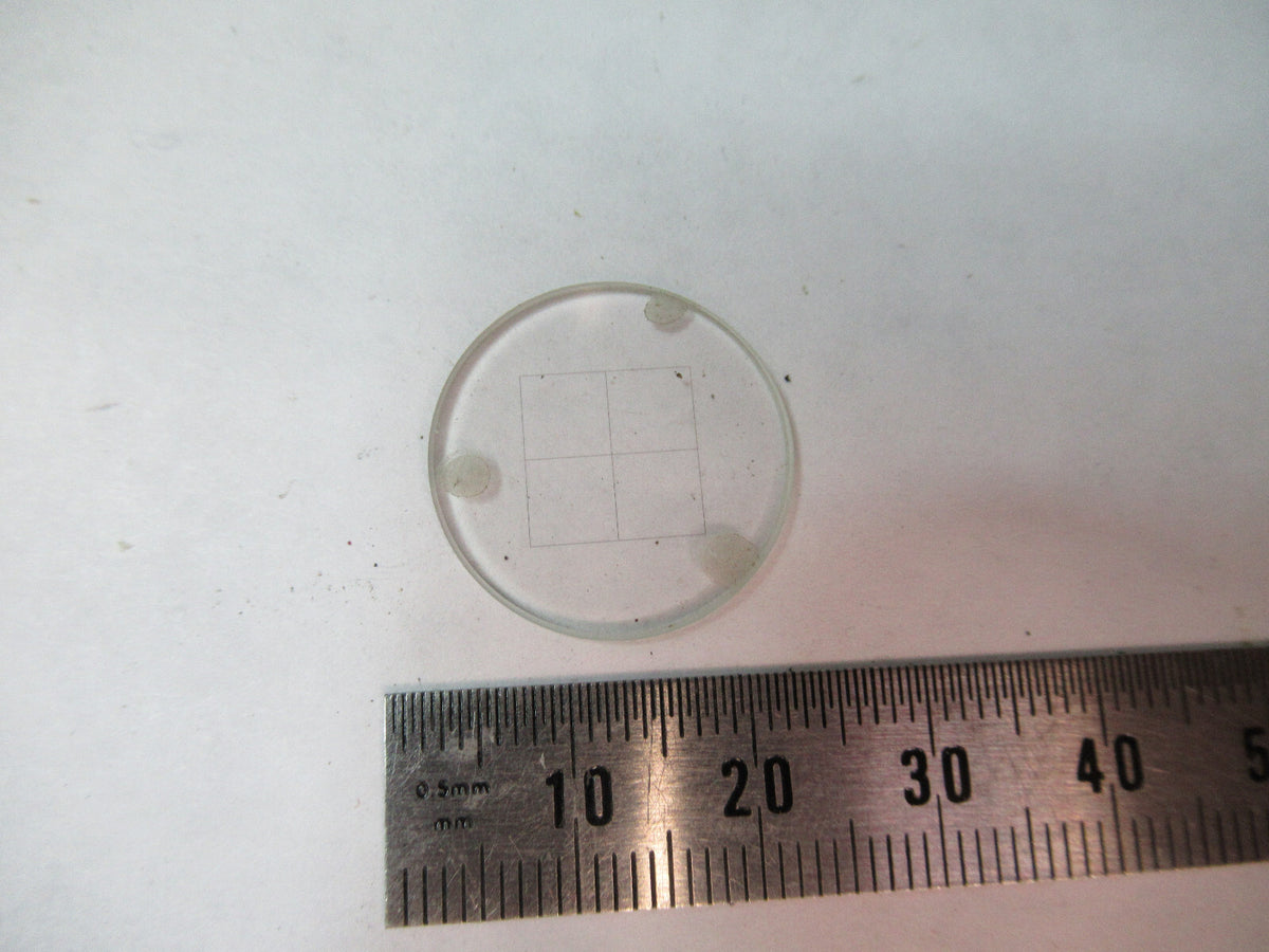 reticle optics  MICROSCOPE PART OPTICS AS PICTURED X6-A-131