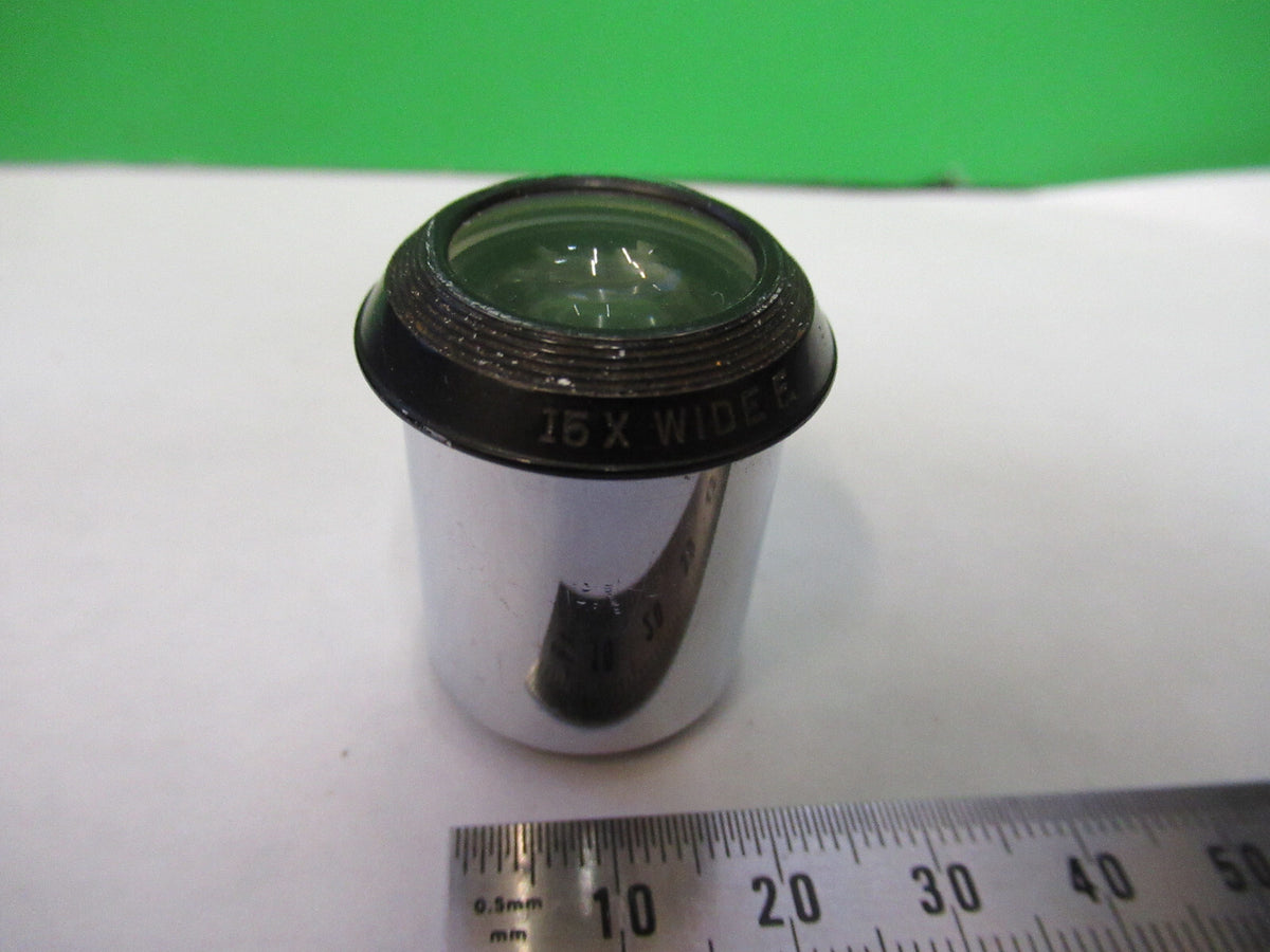 BAUSCH LOMB 15X EYEPIECE LENS MICROSCOPE PART AS PICTURED X6-A-92