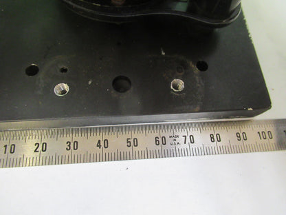 ANTIQUE BAUSCH LOMB STAGE TABLE + HOLDER MICROSCOPE PART AS PICTURED Z1-A-174
