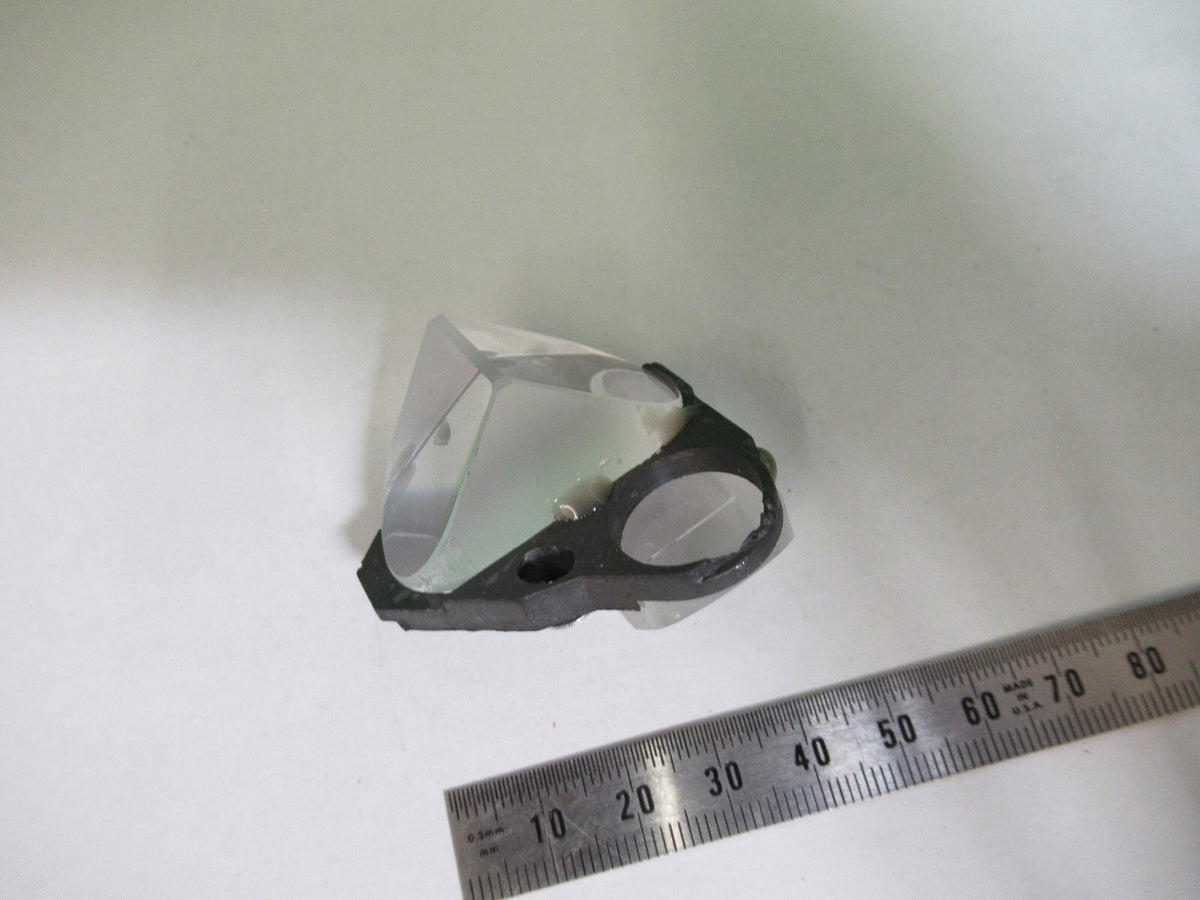 AMSCOPE GLASS PRISM SET HEAD OPTICS MICROSCOPE PART AS PICTURED 80-B-37