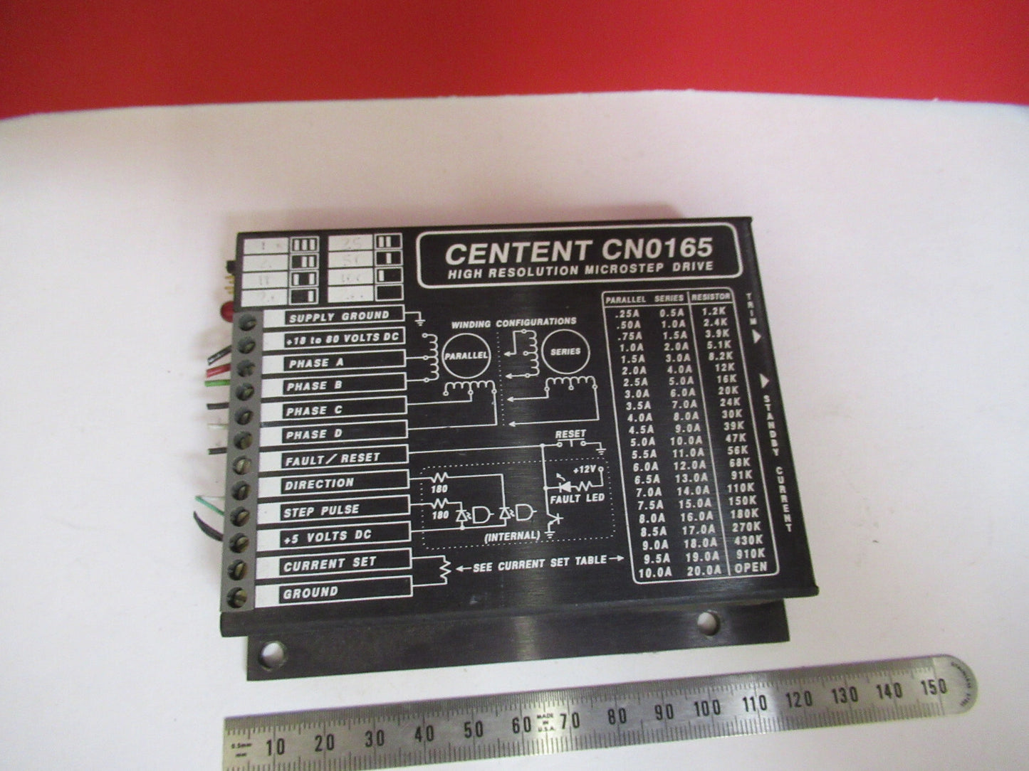 CENTENT CN0165 DRIVE BOARD MODULE CONTROL AS PICTURED Y7-B-38