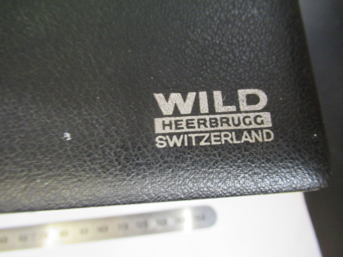 EMPTY WILD HEERBURGG PHASENKONTRAST BOX MICROSCOPE PART AS PICTURED &Z8-A-45