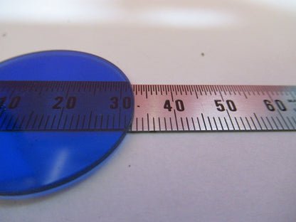 NIKON JAPAN GLASS BLUE FILTER OPTICS MICROSCOPE PART AS PICTURED  T7-A-09