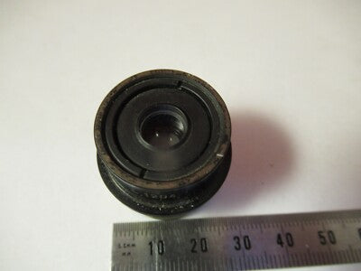MICROSCOPE PART OPTICS BRASS MOUNTED LENS L1204 AS PICTURED &P7-FT-78