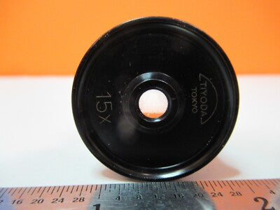 TIYODA TOKYO OCULAR EYEPIECE 15X OPTICS MICROSCOPE PART AS PICTURED &P7-A-53