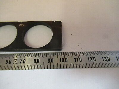 NIKON JAPAN NEUTRAL DENSITY FILTER SLIDE ND MICROSCOPE PART AS PICTURED P2-A-33