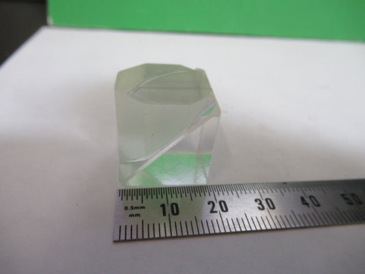 OPTICAL GLASS PRISM ASSEMBLY LASER OPTICS  AS PICTURED W1-B-07
