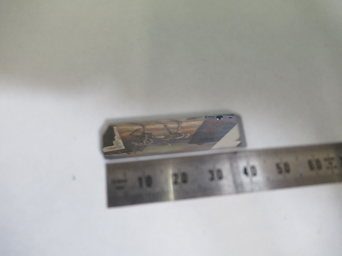 SLAB SILICON ELEMENT SINGLE CRYSTAL THICK WAFER RARE AS PICTURED G3-FT-87