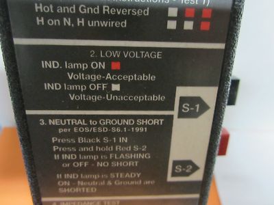 ESD COMPLIANCE PROSTAT PGT-601 GROUND TESTER ELECTROSTATIC AS IS BIN#K4