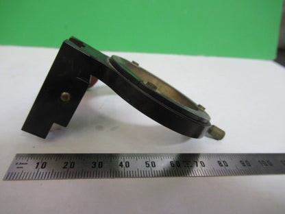 ANTIQUE BAUSCH LOMB CONDENSER HOLDER MICROSCOPE PART AS PICTURED H7-B-76