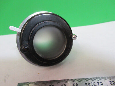 LEITZ WETZLAR CONDENSER + IRIS ASSEMBLY MICROSCOPE PART AS PICTURED &Z9-A-62