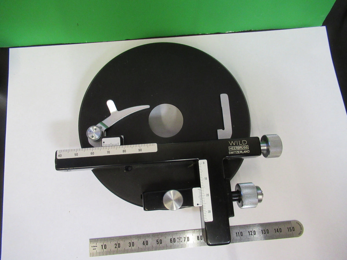 Wild Swiss Bino Xy Stage Table Microscope Part