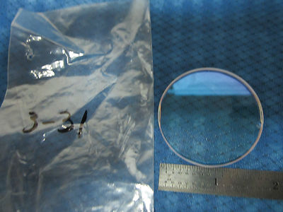 OPTICAL FILTER COATED [chipped on edge] laser #3-31 OPTICS BIN#3