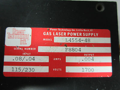 Laser Helium Neon High Voltage Power Supply i