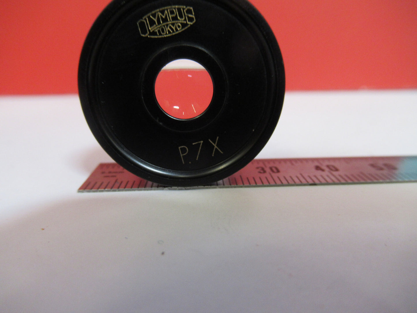 OLYMPUS JAPAN EYEPIECE OCULAR P7X  LENS  MICROSCOPE PART As Pictured S8-B-62