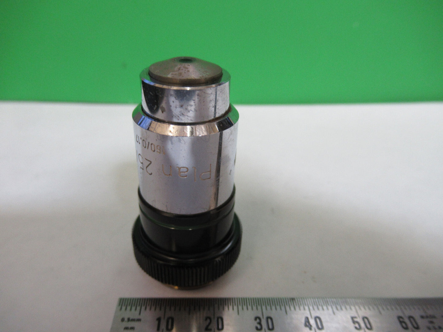 Carl Zeiss AG 25X /160 Lens Objective Optics Microscope Part